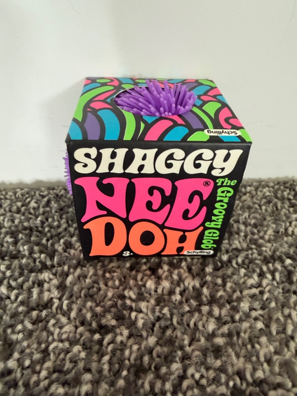 Ultra Rare Shaggy Nee Doh Groovy Globe Kids Toy - Purple